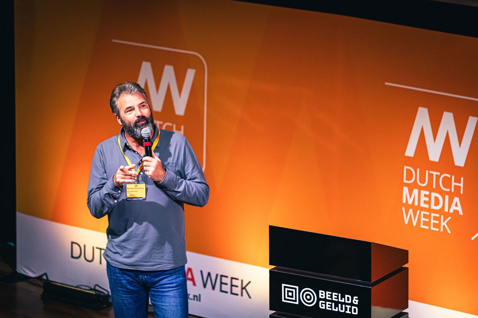 Reinout Oerlemans inspireert tijdens opening Dutch Media Week