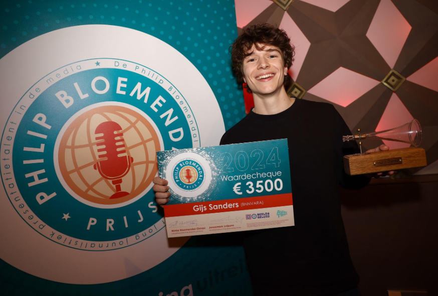 Gijs Sanders wint Philip Bloemendal Prijs 2024