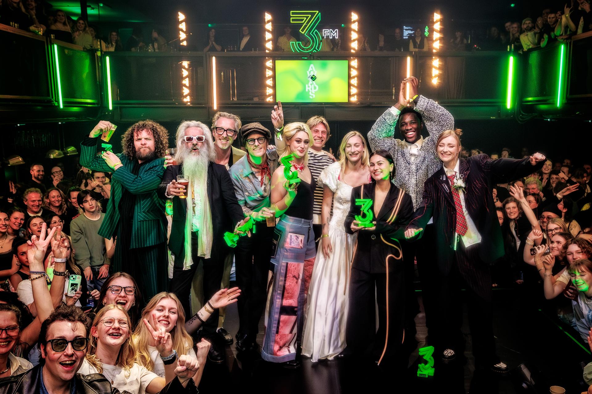 Froukje en Joost grote winnaars van 20e editie 3FM Awards